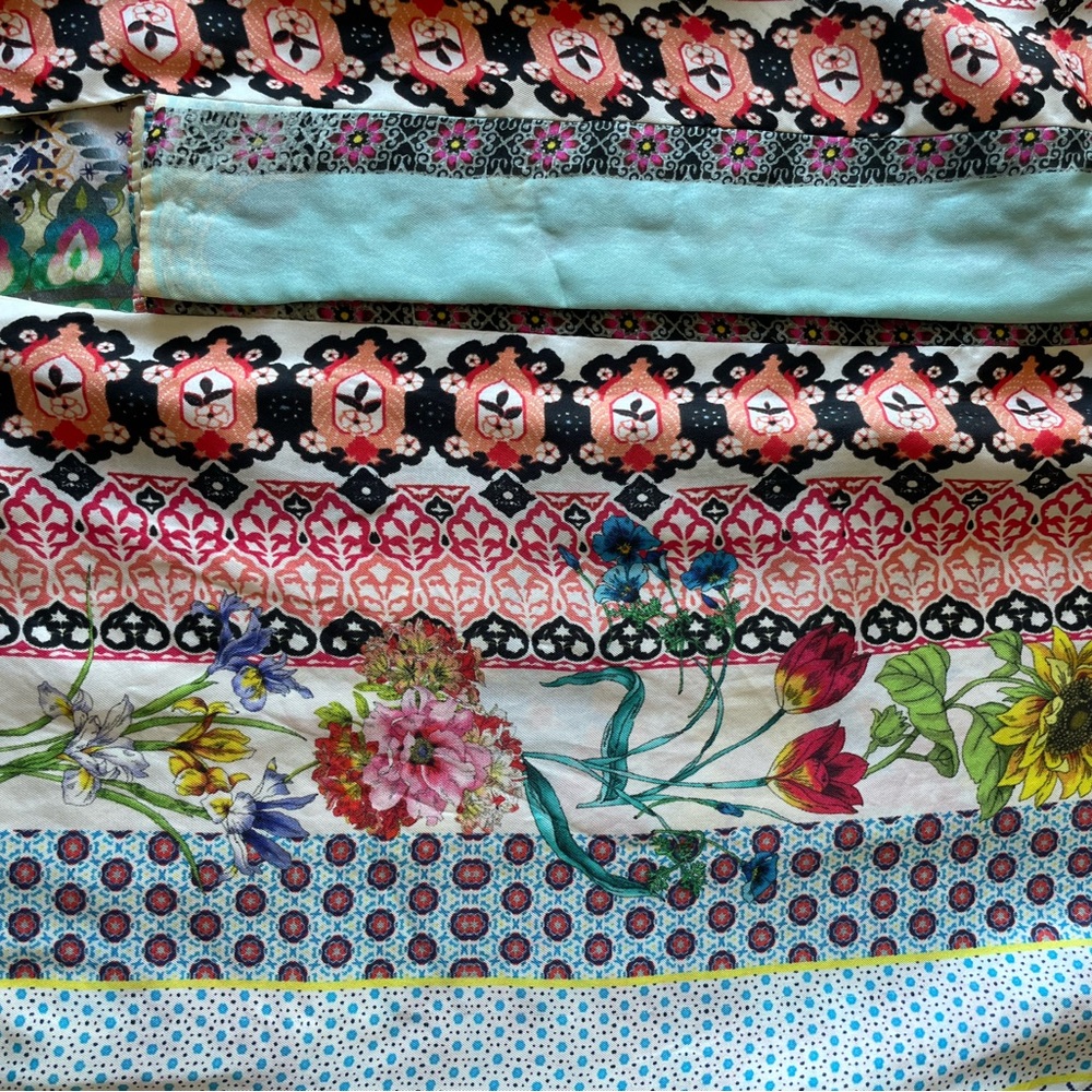 JOHNNY WAS Claret Reversible Silk Kimono with POCKETS! Silk! - Picture 15 of 17